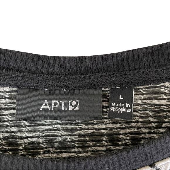 APT. 9 Women's Long Sleeve Animal Print Pullover Sweater Sz Large Mob Wife Cozy - Picture 6 of 8